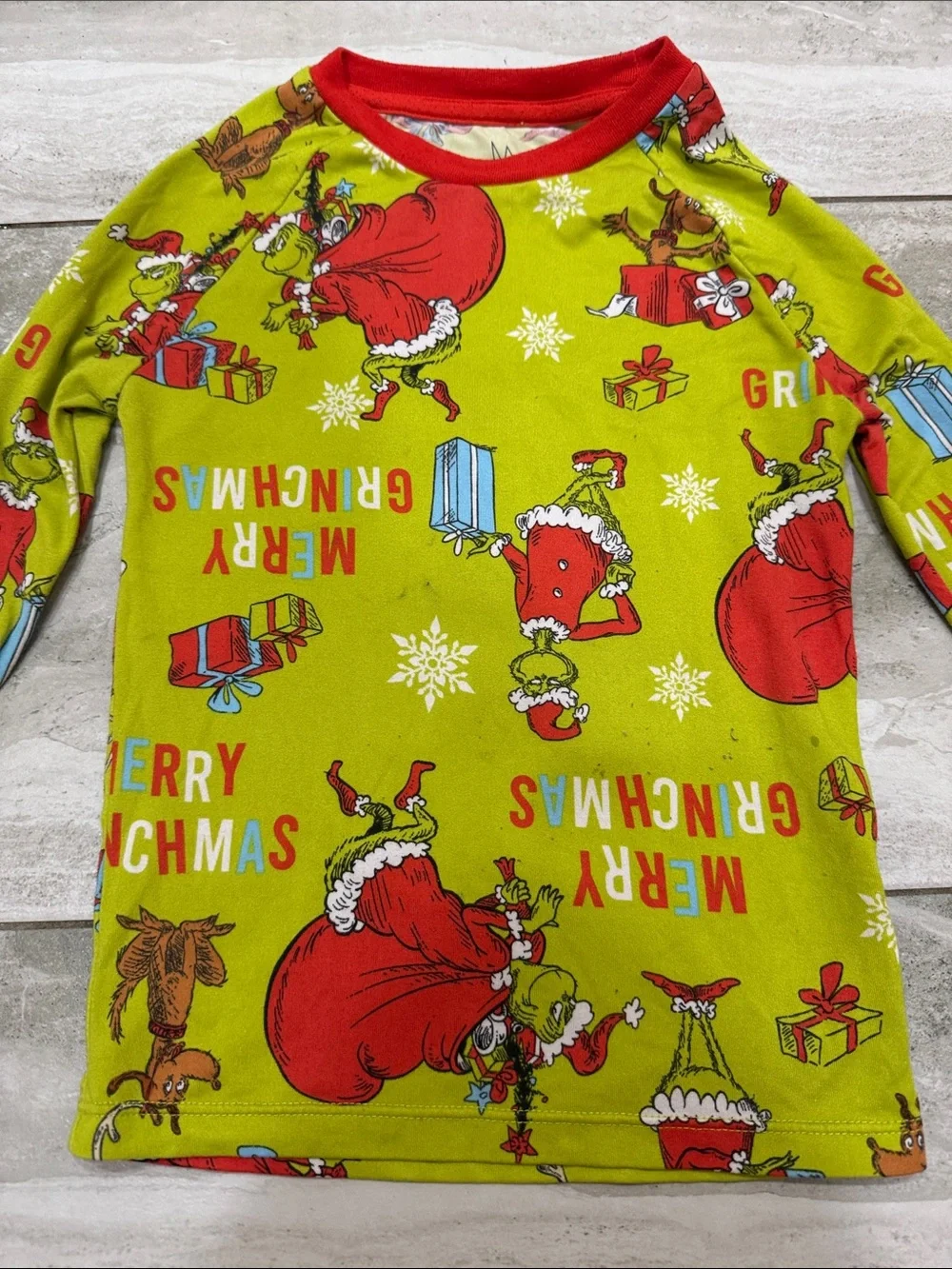 The Grinch subtle staining